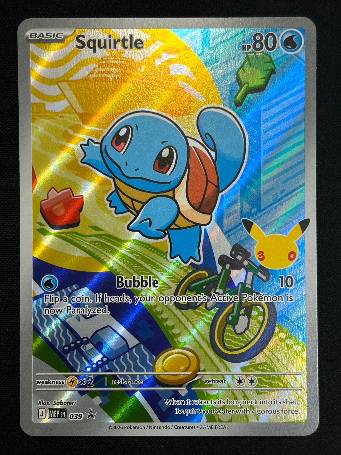 ポケモンカード 30周年記念 プロモ 御三家セット First Partner 1 英語