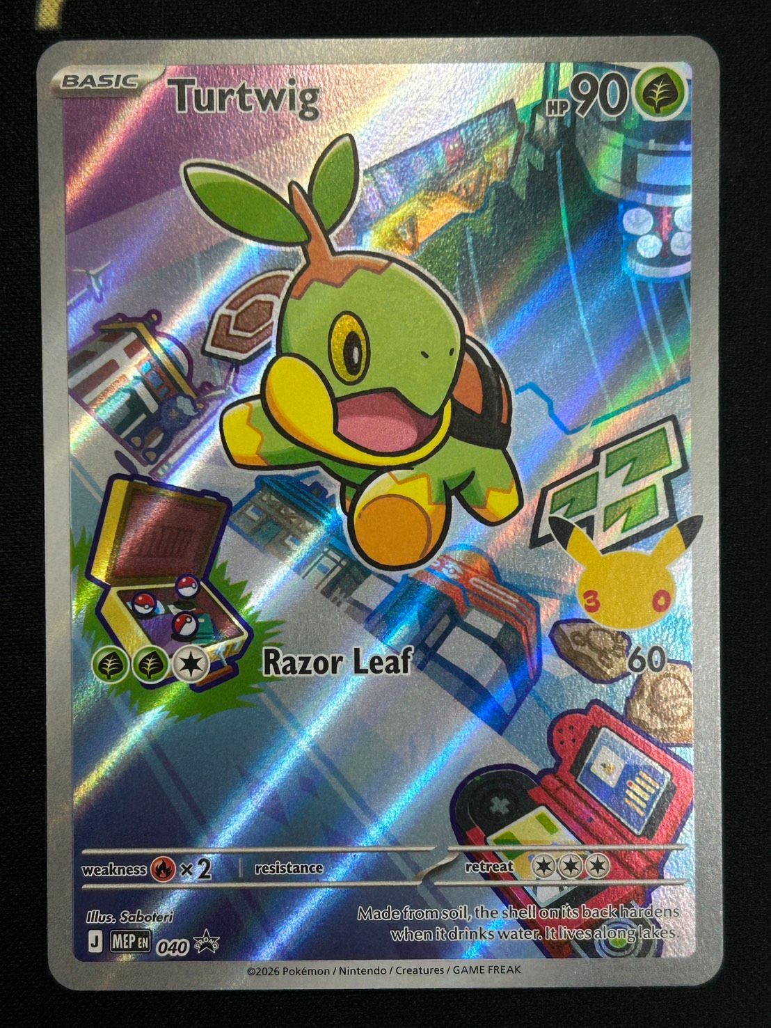 ポケモンカード 30周年記念 プロモ 御三家セット First Partner 1 英語