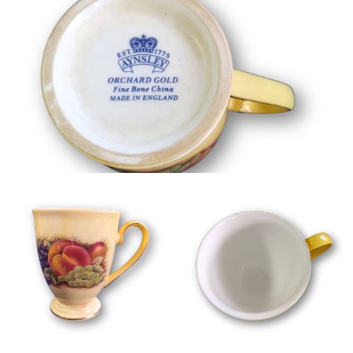 エインズレイ Aynsley オーチャードゴールド カップ＆皿 2点セット