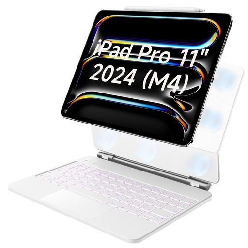 マジックキーボードHOU2024(M4)iPadPro11インチ用キーボードケース、iPadPro2024
