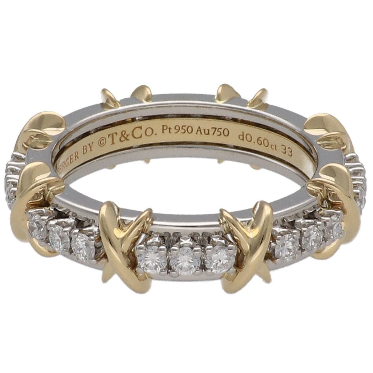 中古】 Tiffany ＆ Co. ティファニー Sixteen Stone by ナローリング 