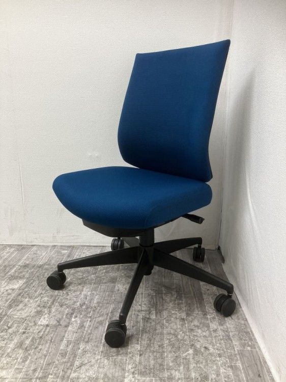 【中古品】コクヨ ウィザード4シリーズ ウィザード4チェア C06S-12C-BKG4T61 ブルー