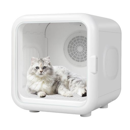 VERILADYペットドライヤーペット乾燥機ドライヤーハウス猫ドライヤーペットドライルーム犬猫乾燥機ペットドライヤーボックス静音風速調整温度調節多頭飼快適PSE取得乾燥/花粉/消毒対応62L