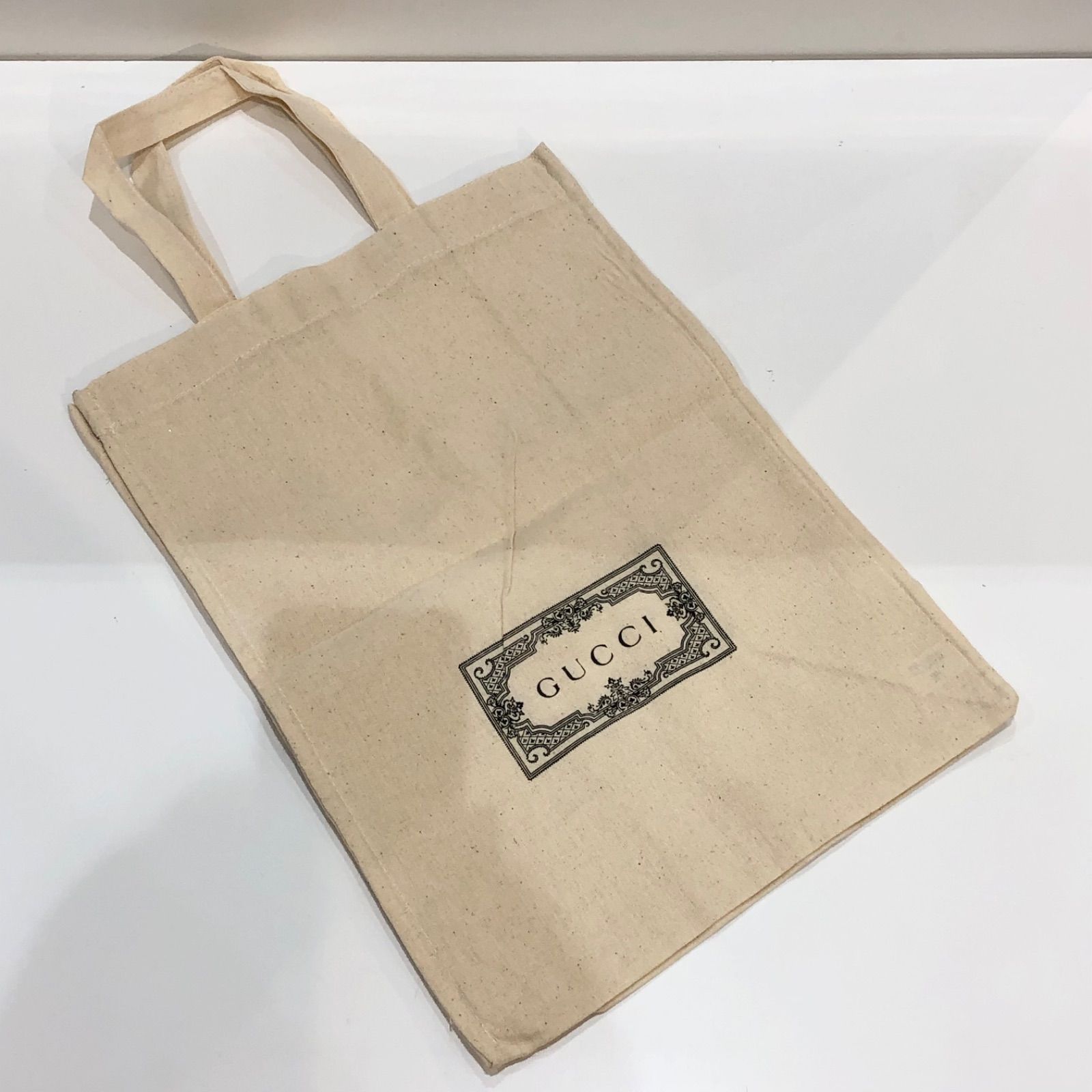 松前335 GUCCI グッチ ノベルティ トートバッグ エコバッグ ナチュラル 