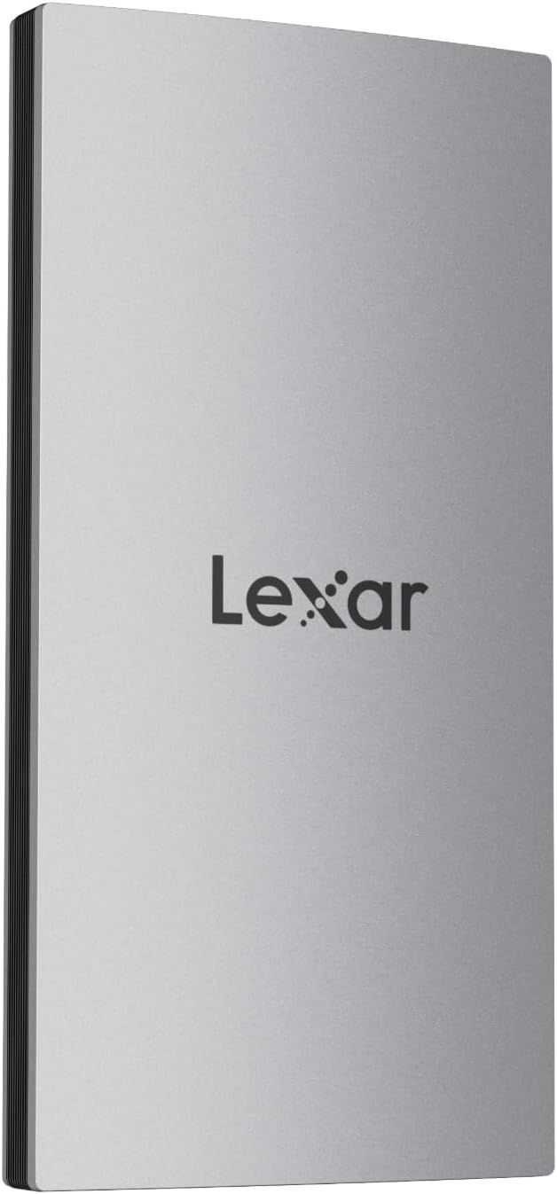 【公式販売】Lexar ES3 外付けSSD 1TB USB3.2 Gen2 ポータブルSSD iPhone15シリーズ/Mac/PS5/XBOX/ノートパソコン/PC対応 最大1,050MB/秒の読み込みPSSD 書き込み1,000MB/秒