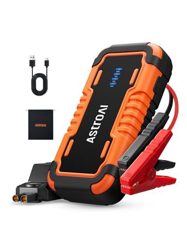 AstroAI P10 ジャンプスターター 3000Aピーク電流 車用エンジンスターター（最大10.0Lガソリン車・8.0Lディーゼル車対応）12V 車緊急始動 10種類の安全保護 LED緊急ライト PSE認証済 USB-C付きpms 421f3887