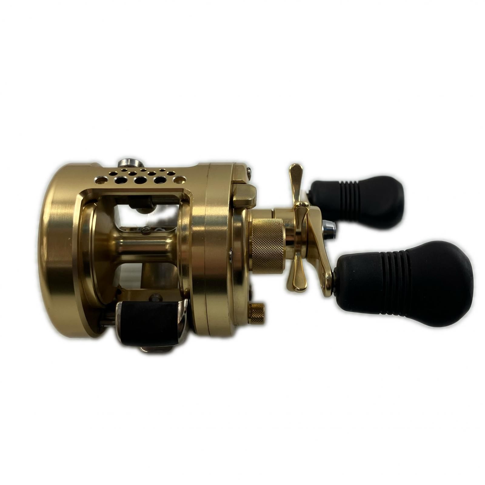 SHIMANO シマノ ベイトリールカルカッタコンクエスト 300 RH445 シャリ音/ハンドルガタ有り 01573