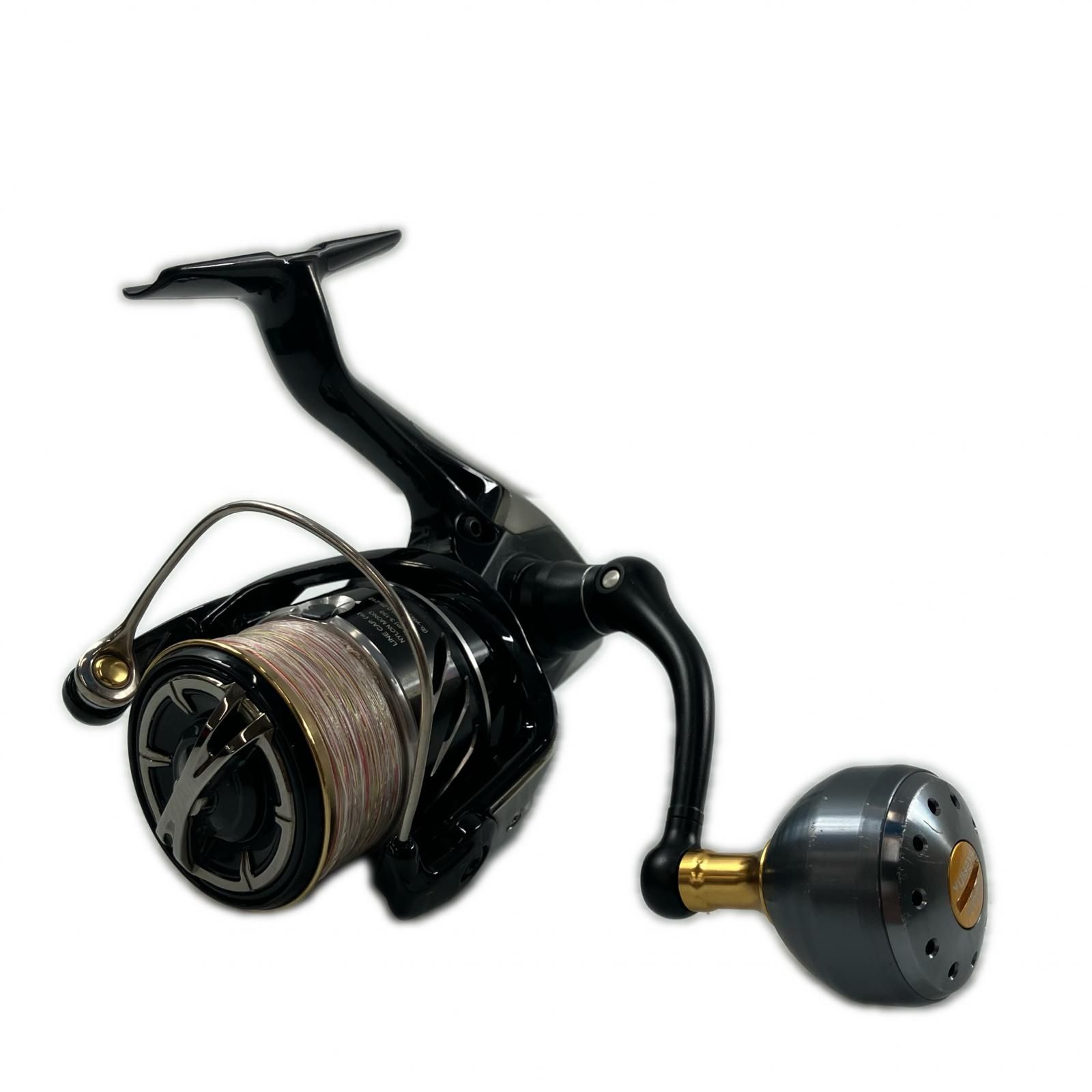 SHIMANO シマノ スピニングリール 17サスティン 3000XG 夢屋アルミラウンドノブ/ゴメクサスリールスタンド 03760