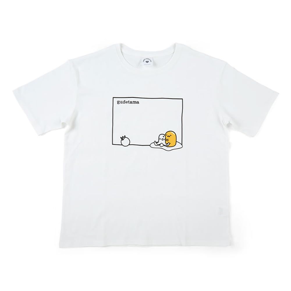新品 サンリオ(SANRIO) コットンTシャツ ぐでたま GUDETAMA キャラクター 129216