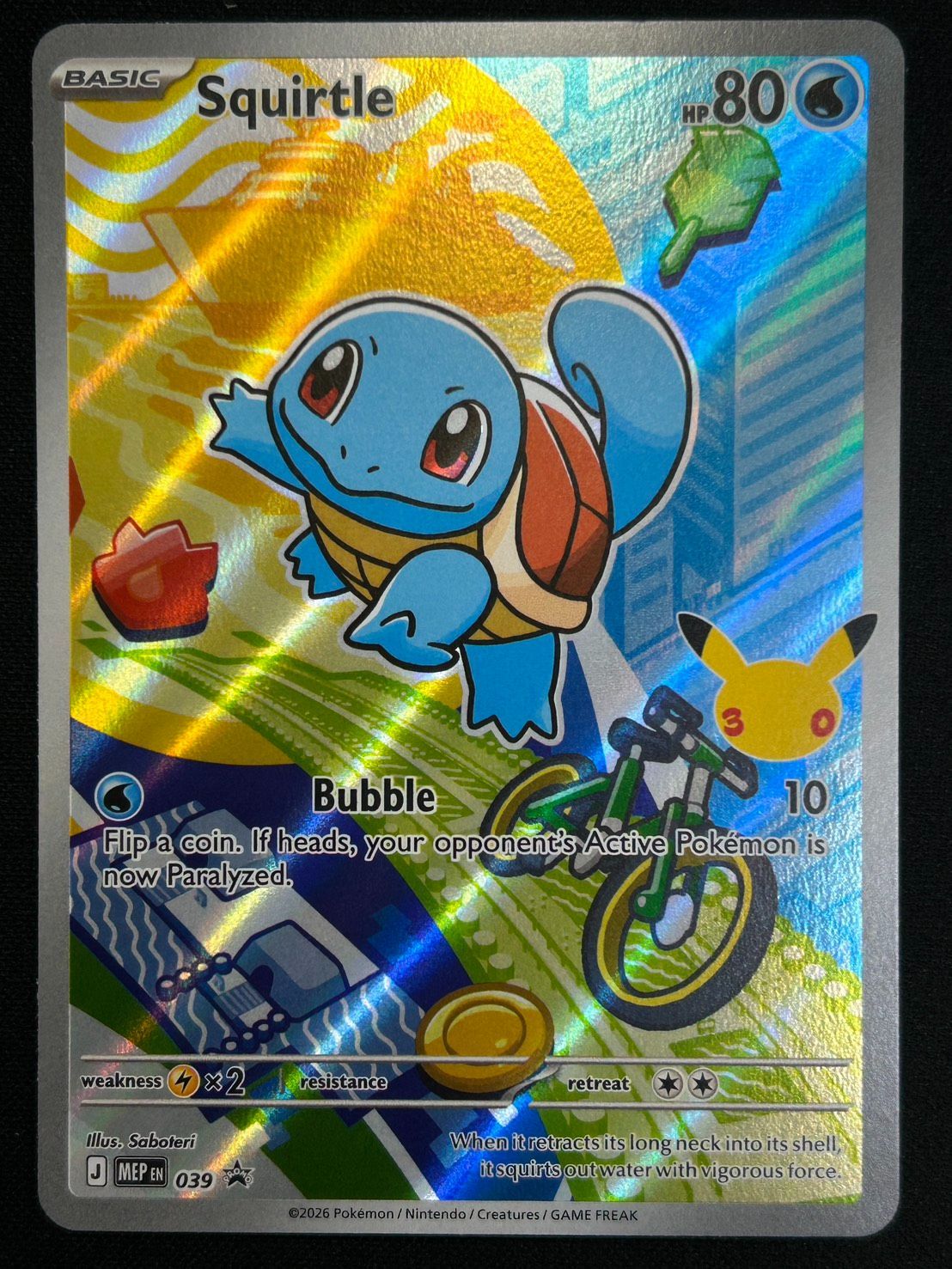 ポケモンカード 30周年記念 プロモ 御三家セット First Partner 1 英語