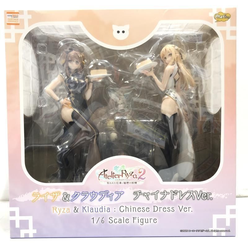 【中古】ライザ＆クラウディア チャイナドレスVer. 「ライザのアトリエ2 ～失われた伝承と秘密の妖精～」 1/6[69]