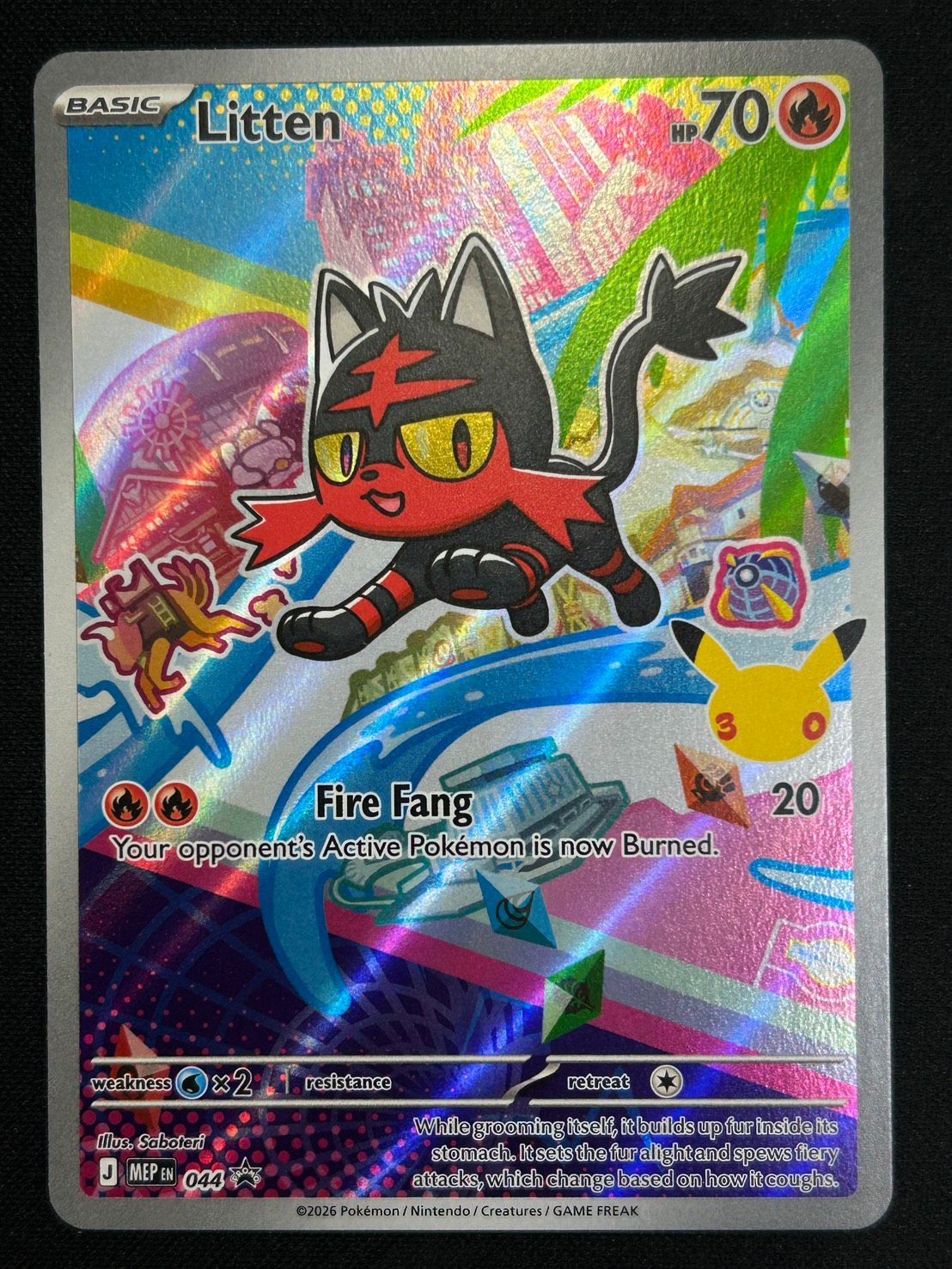 ポケモンカード 30周年記念 プロモ 御三家セット First Partner 1 英語
