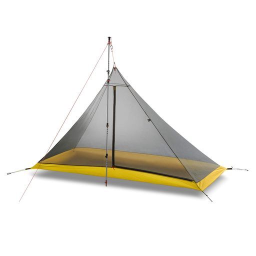 MUXSAMインナーテント一人用ワンポールインナーテント蚊帳モスキートネット超軽量通気性設営簡単登山キャンプ用アウトドアペグ付きポール別売 7,174円