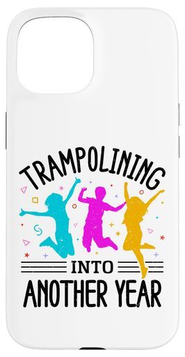トランポリン愛好家誕生日パーティージャンプお祝いキッズスマホケースiPhone15用