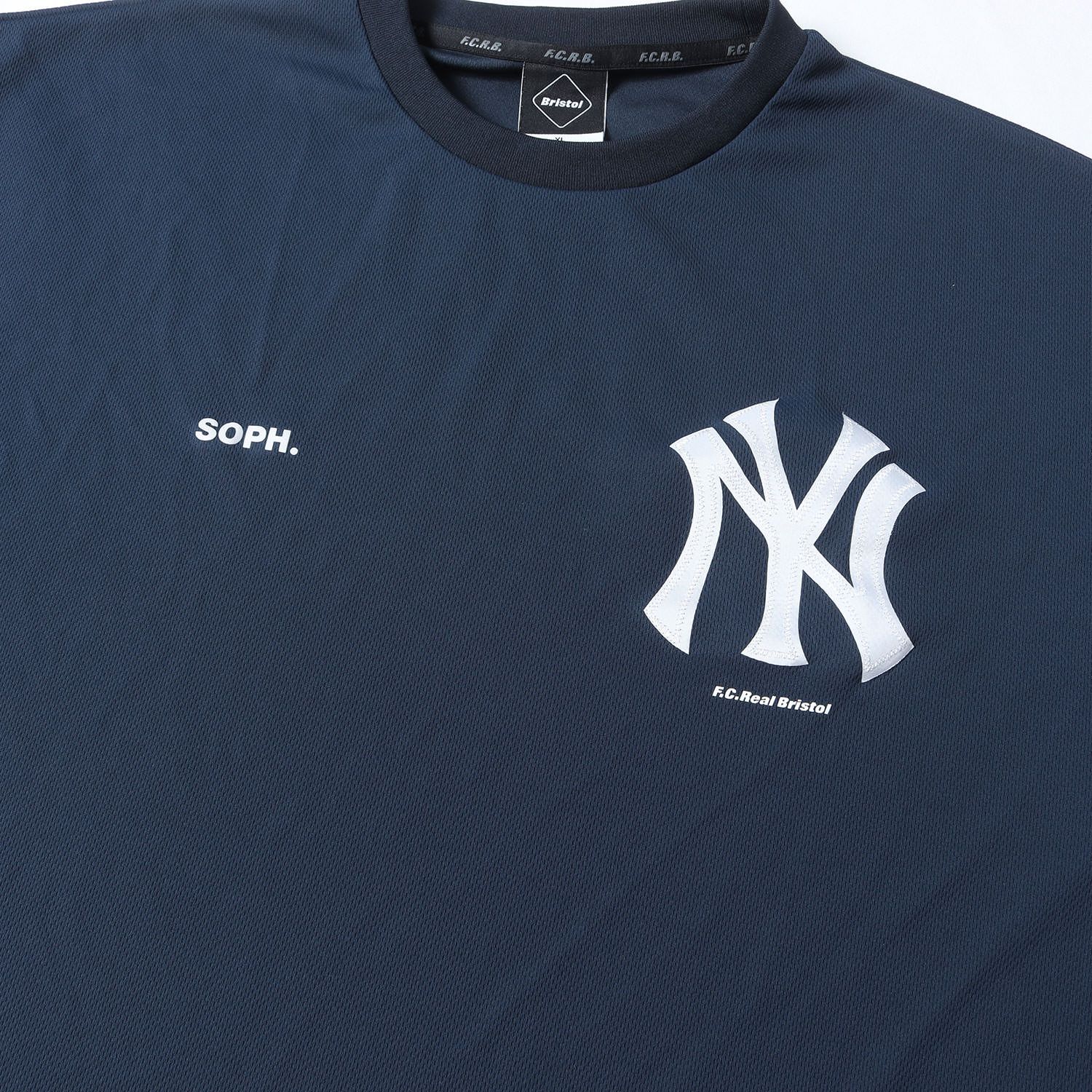 FCRB F.C.R.B. MLB NY Yankees tシャツ L F.C.Real Bristol エフシーレアルブリストル Tシャツ ネイビー サイズ