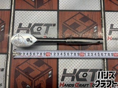 □【中古】Snap-on スナップオン S80 ラチェットハンドル 差込角：1/2 