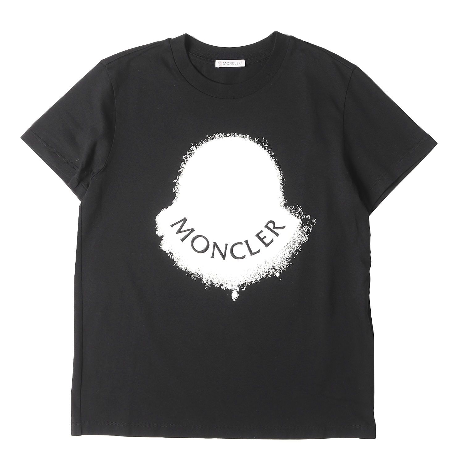 新品MONCLER モンクレール Tシャツ ブラック 黒 サイズ:S