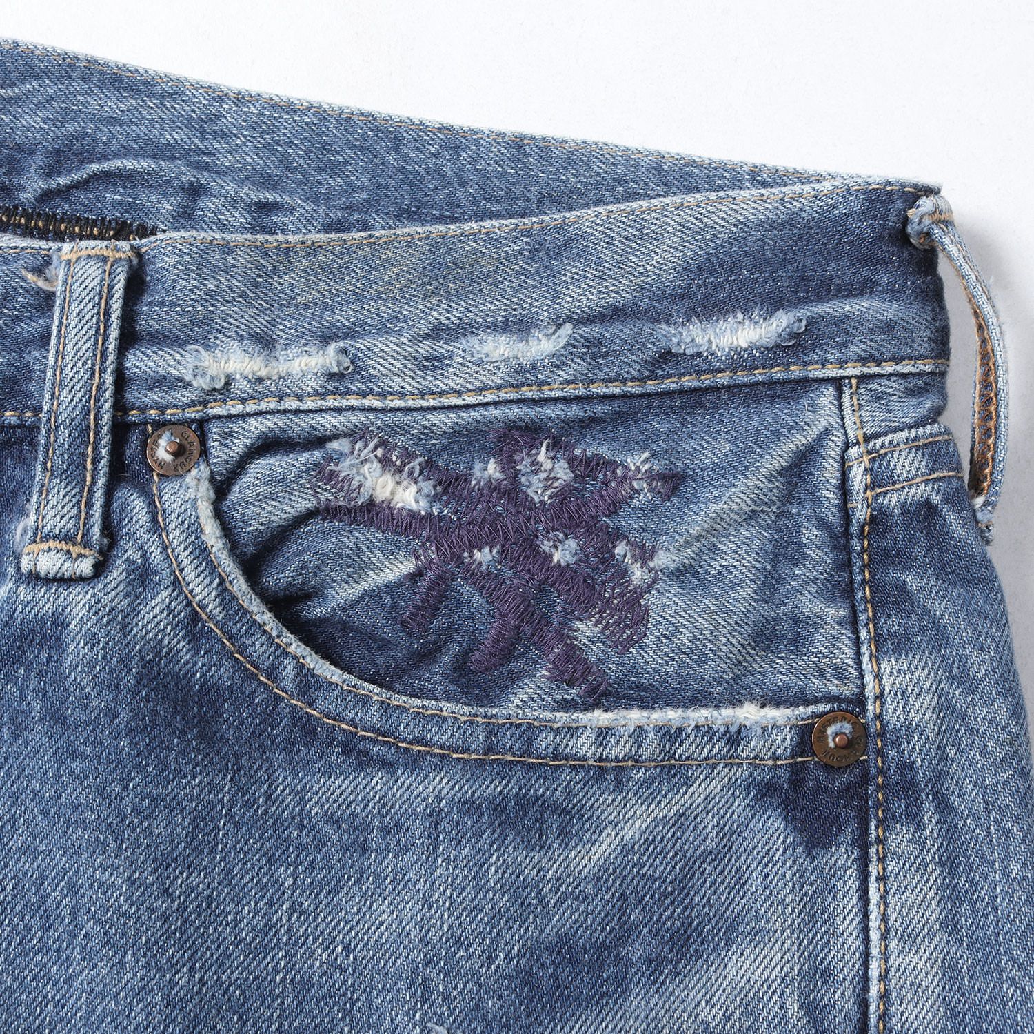 HYSTERIC GLAMOUR ヒステリックグラマー パンツ インディゴ サイズ:34