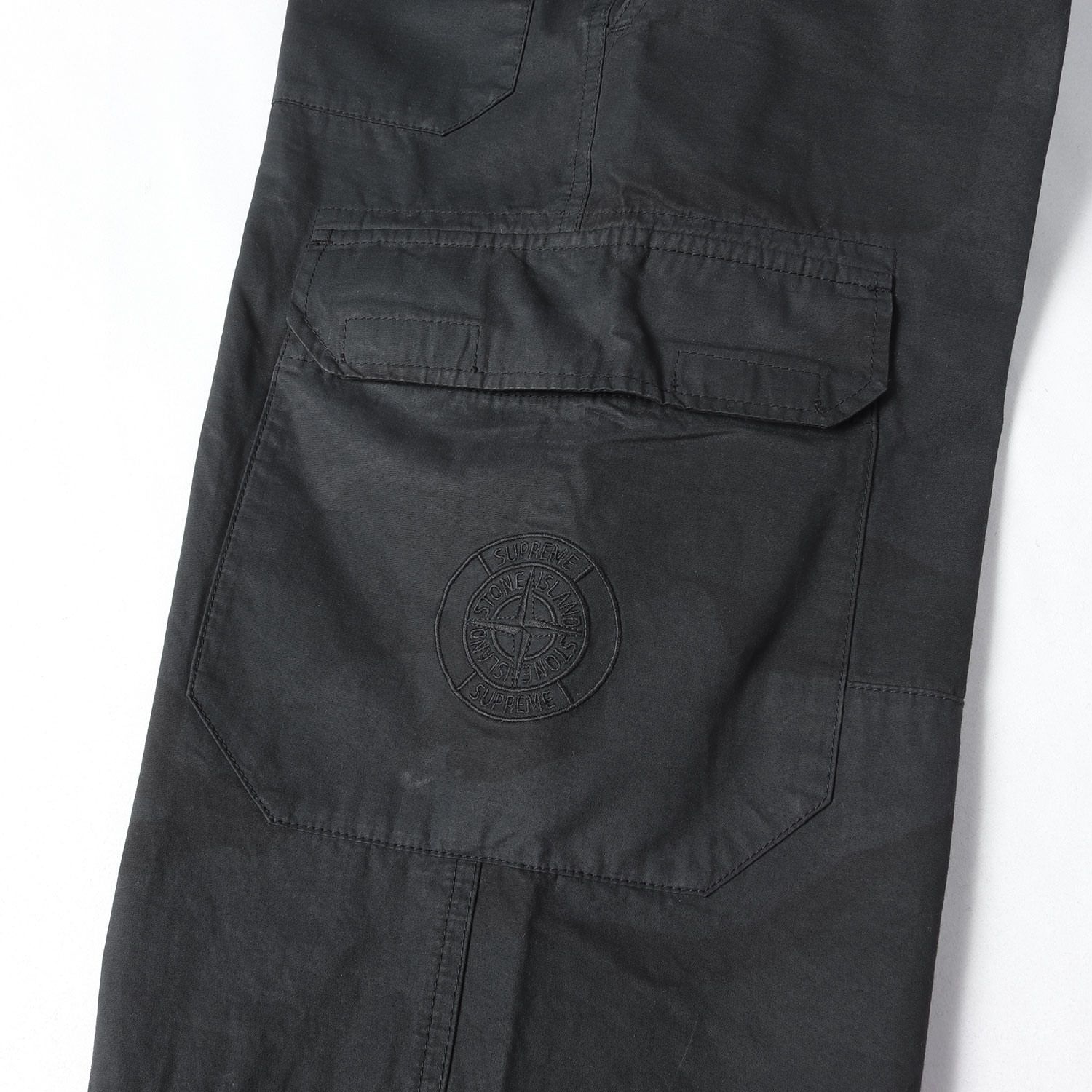 Supreme シュプリーム パンツ ブラックカモ サイズ:30 | STONE ISLAND 