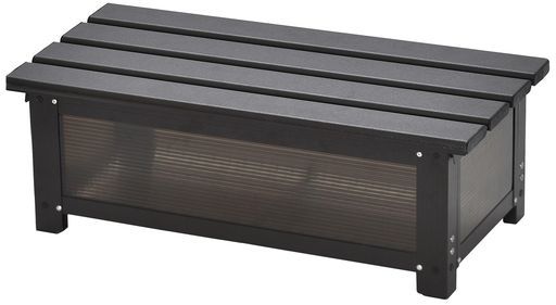 ガーデンマスター(Gardenmaster)ステップストッカー幅74x奥行36x高さ24cmアルミ天板ベンチストッカーベランダバルコニー軽量踏み台玄関台お庭ガーデンマスターダークブラウンKSS-74L 9,778円