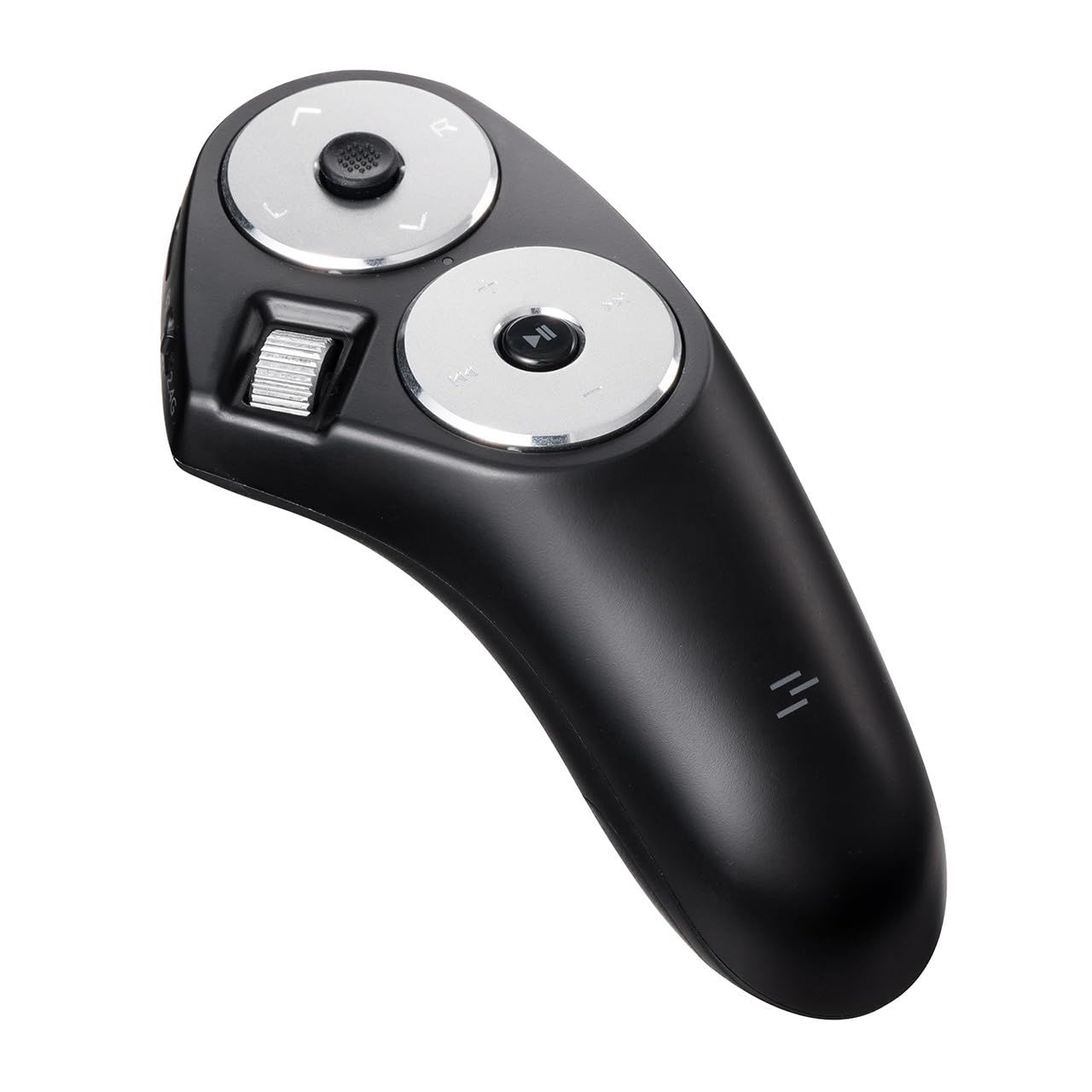新品 サンワダイレクト 空中マウス ごろ寝マウス Bluetooth/2.4GHz メディアコントロールボタン搭載 PowerPoint・Keynote対応 Windows/Mac 充電式 400-MAWBT204BKN