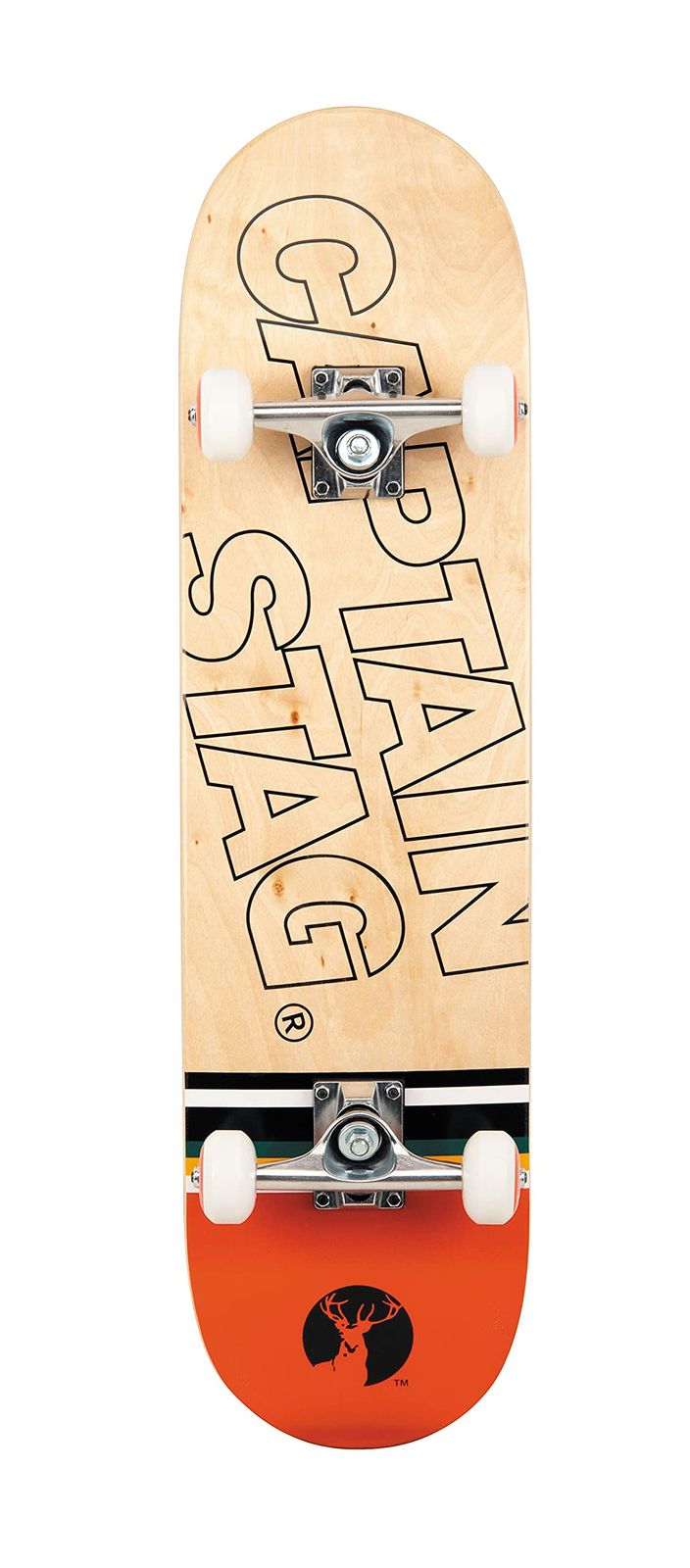 新品 キャプテンスタッグ(CAPTAIN STAG) スケボー スケートボード コンプリート 完成品 幅8.0インチ 長さ31インチ PD-14 UX-2638