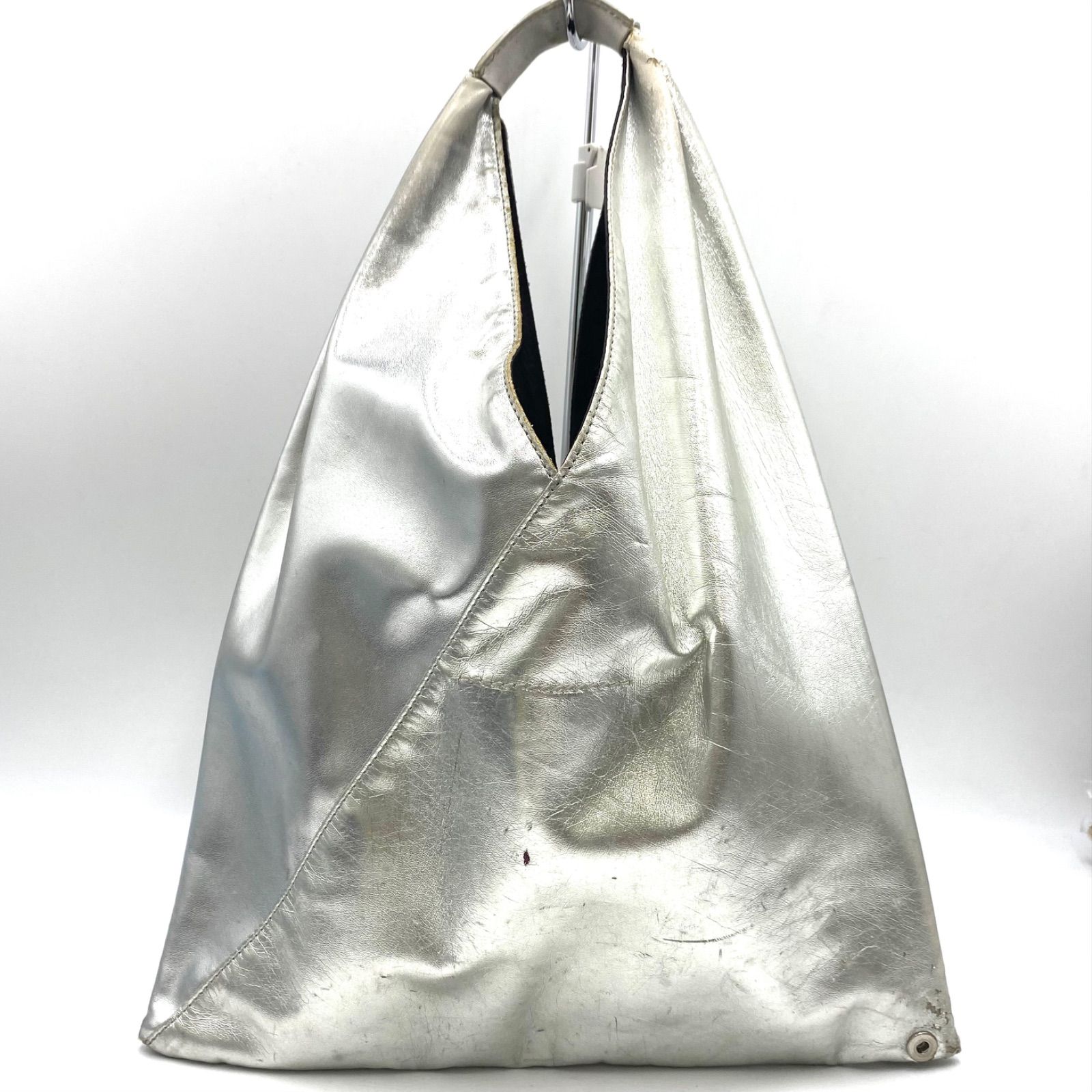 MM6 エムエムシックス Maison Margiela メゾンマルジェラ ジャパニーズ トートバッグ ハンドバッグ シルバー系