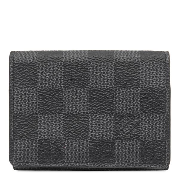 ルイヴィトン LOUIS VUITTON カードケース アンヴェロップ カルト ドゥ ヴィジット ダミエグラフィットキャンバス グラフィット N63338 CA3187【中古】