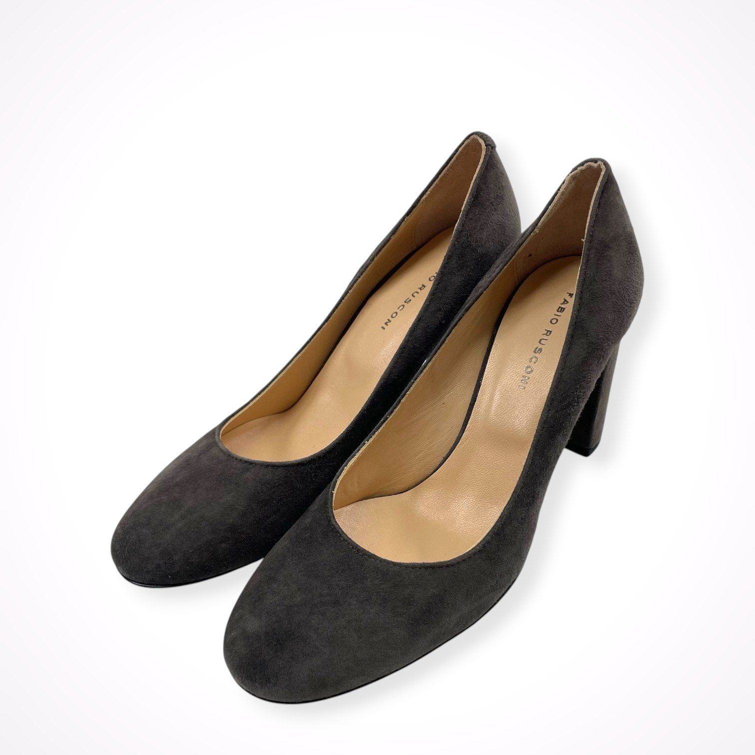 FABIO RUSCONI / チャンキーヒールパンプス 試着程度 参考定価:25,000程度 SIZE:38