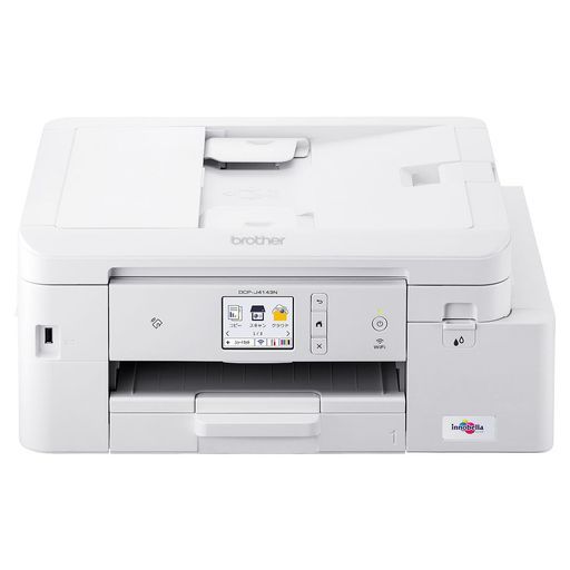 ブラザープリンター大容量ファーストタンクA4インクジェット複合機DCP-J4143N(Wi-Fi/自動両面印刷/ADF/在宅学習・在宅ワーク向け)