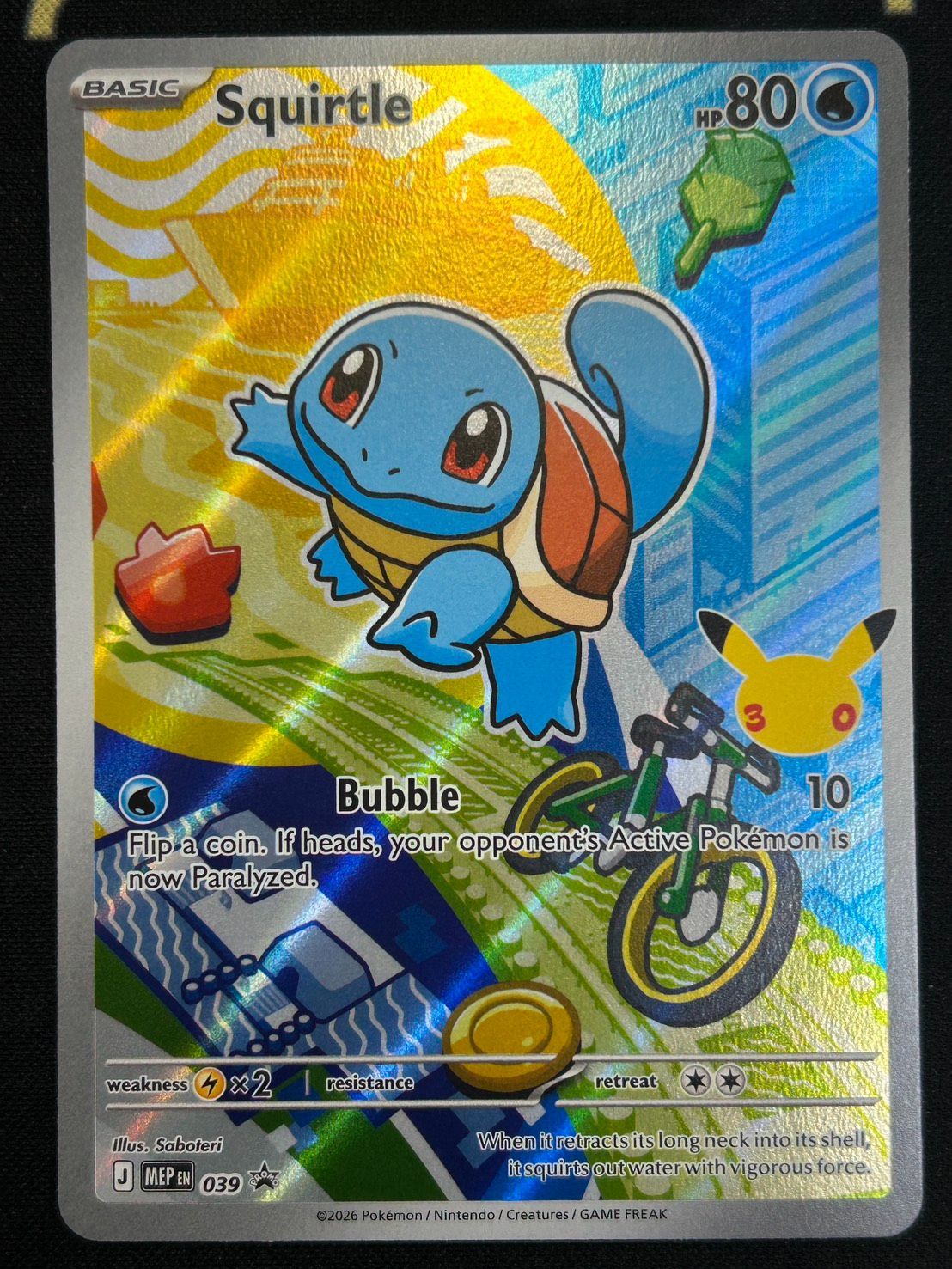ポケモンカード 30周年記念 プロモ 御三家セット First Partner 1 英語