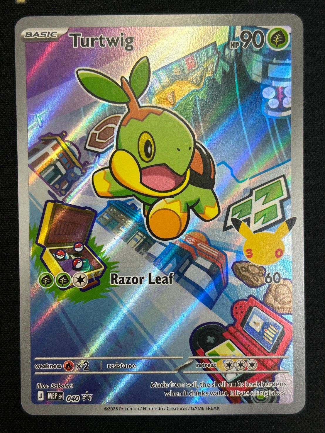 ポケモンカード 30周年記念 プロモ 御三家セット First Partner 1 英語