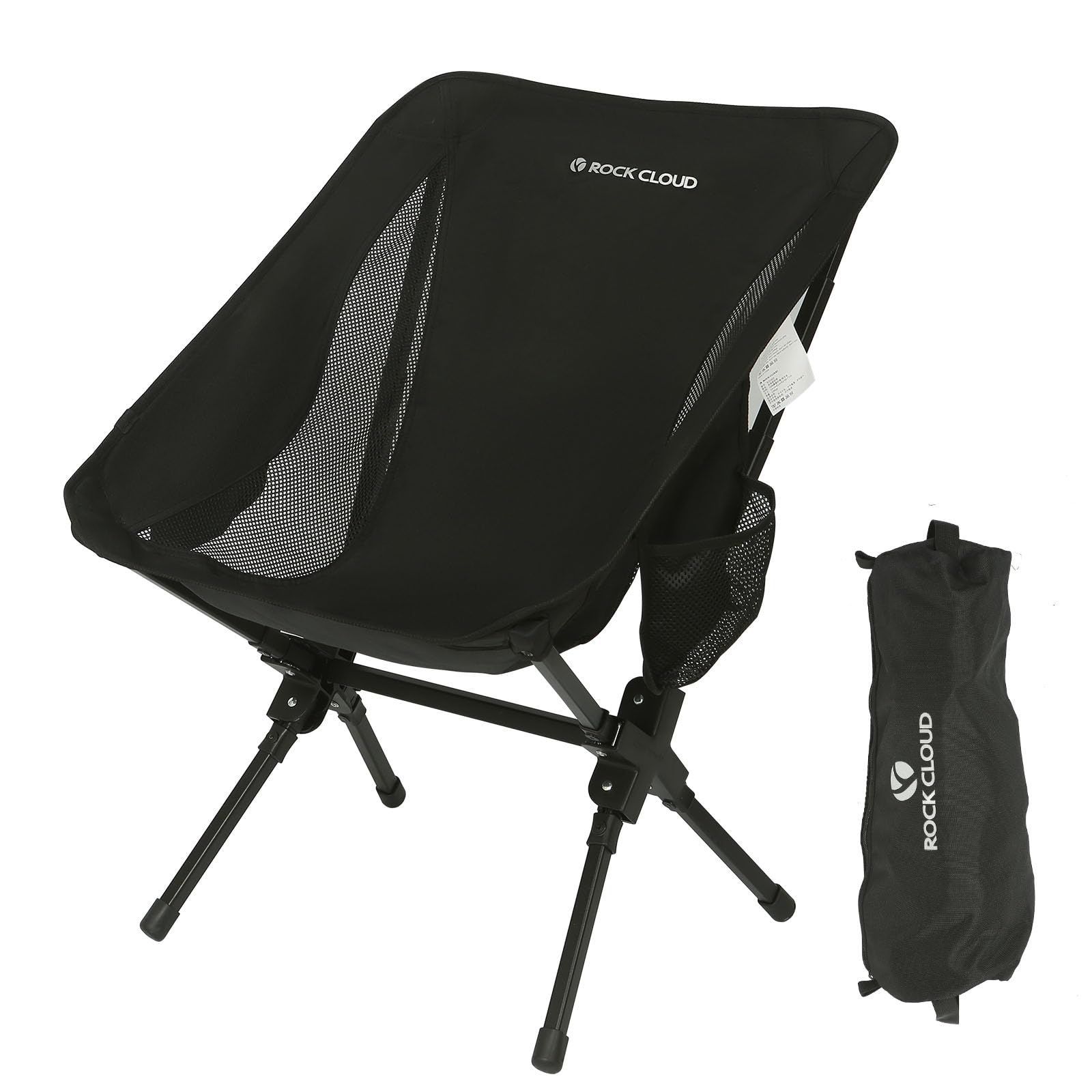 【人気商品】ROCK CLOUD アウトドアチェア 一体型 折りたたみ キャンプ 椅子 軽量 コンパクト イス 組み立て不要 お釣り 登山 ハイキング 携帯便利 収納袋付き
