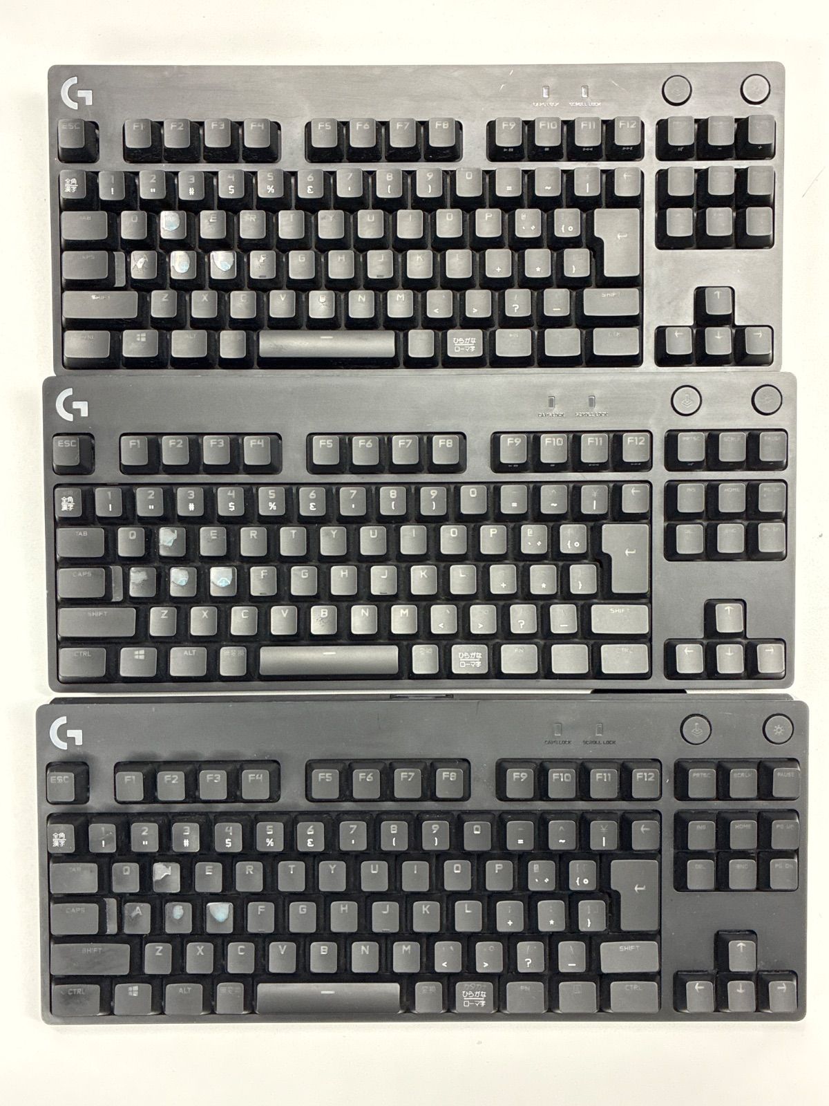 3個セット】Logicool G PRO ゲーミングキーボード テンキーレス 青軸系 
