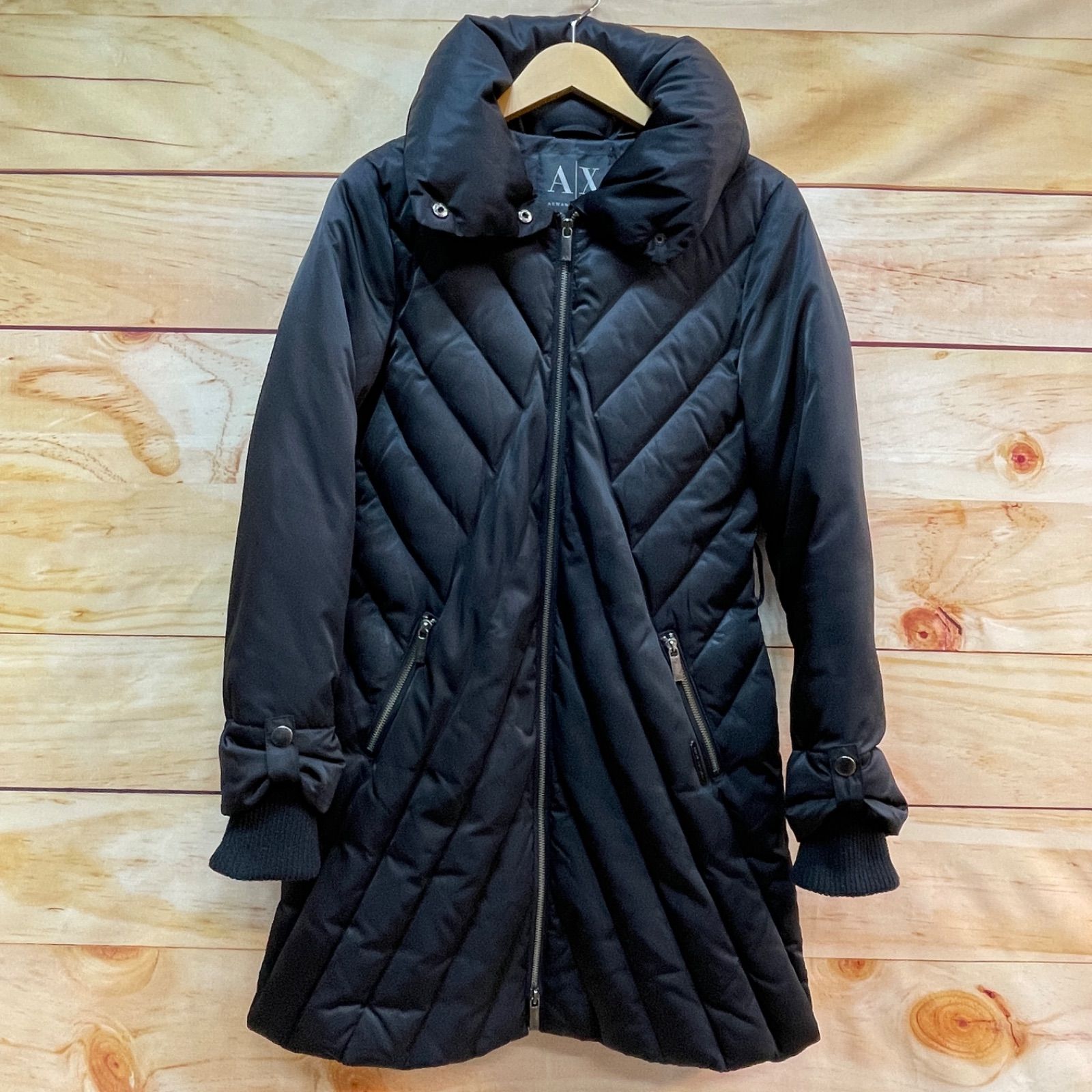 ARMANI EXCHANGE アルマーニエクスチェンジ ダウンジャケット ダウンコート ブラック M