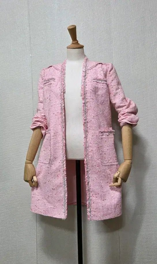 アーノルドバッシーニ ツイード ロング ジャケット