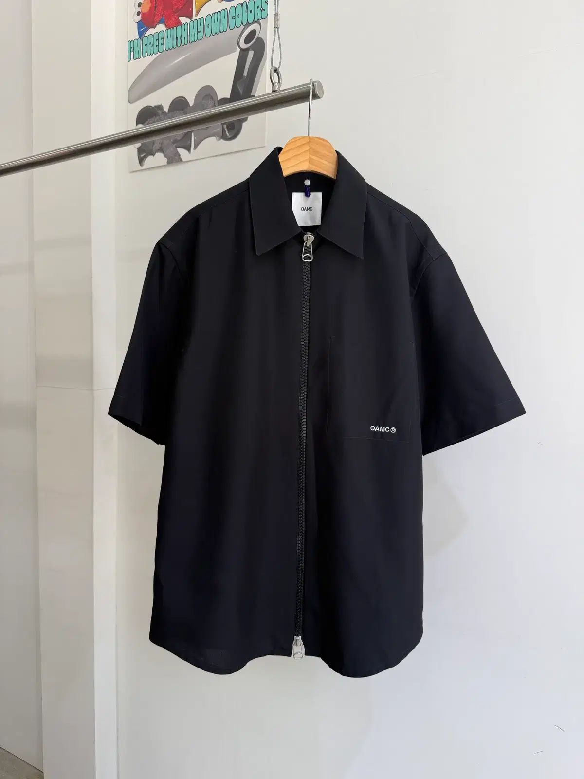 OAMC (Made in Italy) 半袖シャツ ジップアップ