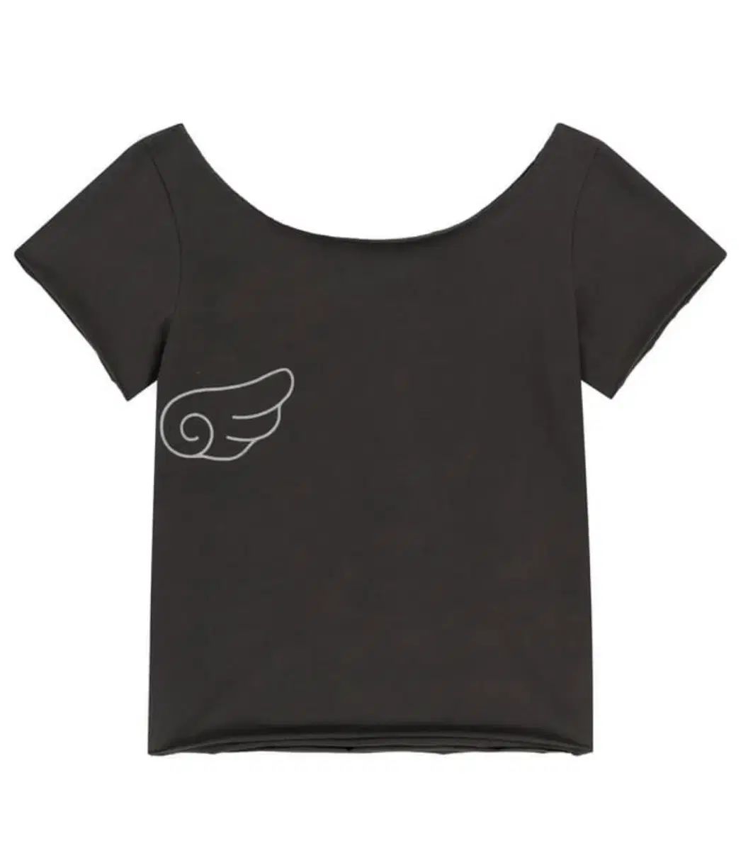 ISSEY MIYAKE チャコール ウィング Tシャツ