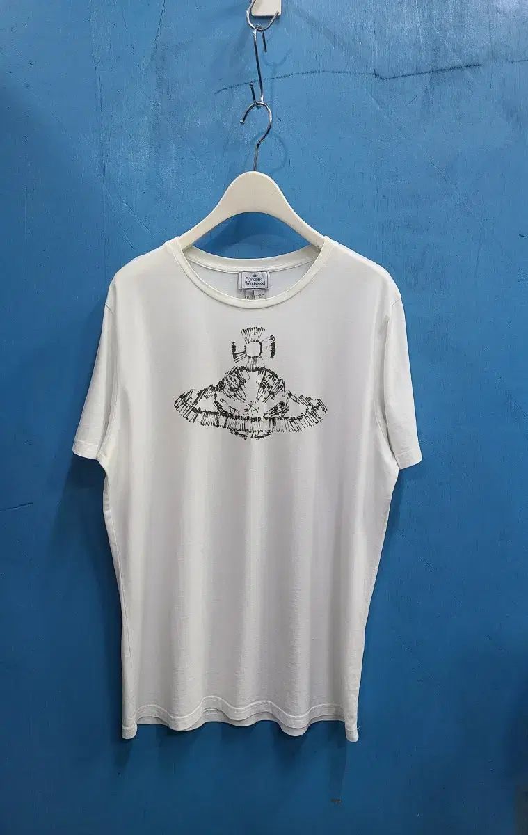 Vivienne Westwood ヴィヴィアン・ウエストウッド 半袖コットンTシャツ OF 服 ピン プリント 8,798円