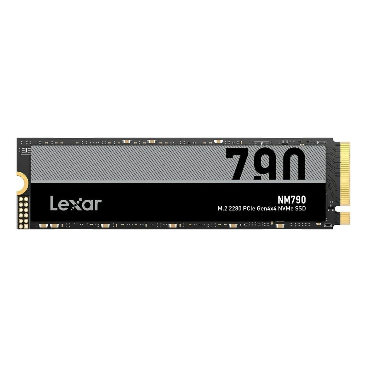 【公式販売】Lexar SSD PCIe PS5 SSD ストレージ 増設 Gen4x4 M.2 NVMe 2280 2TB グラフェン放熱シート搭載 R:7400MB/s W:6500MB/s N.M790 高耐久3D NAND ・国内正規品・5年保証