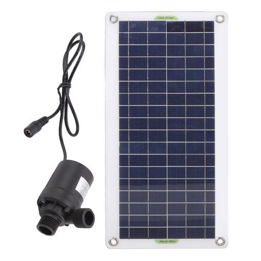 ソーラーウォーターポンプソーラーパネルソーラー充電式エアポンプウォーターポンプDC12V30W鳥の入浴水槽小さな池庭