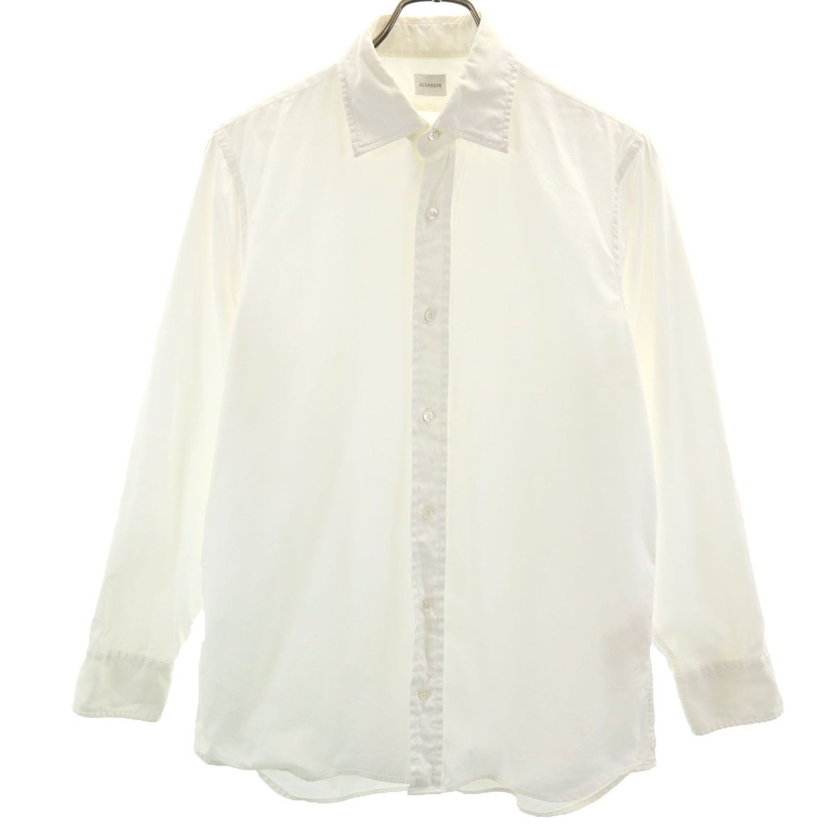JIL SANDER ジルサンダー 長袖 コットンシャツ 40 ホワイト メンズ 古着