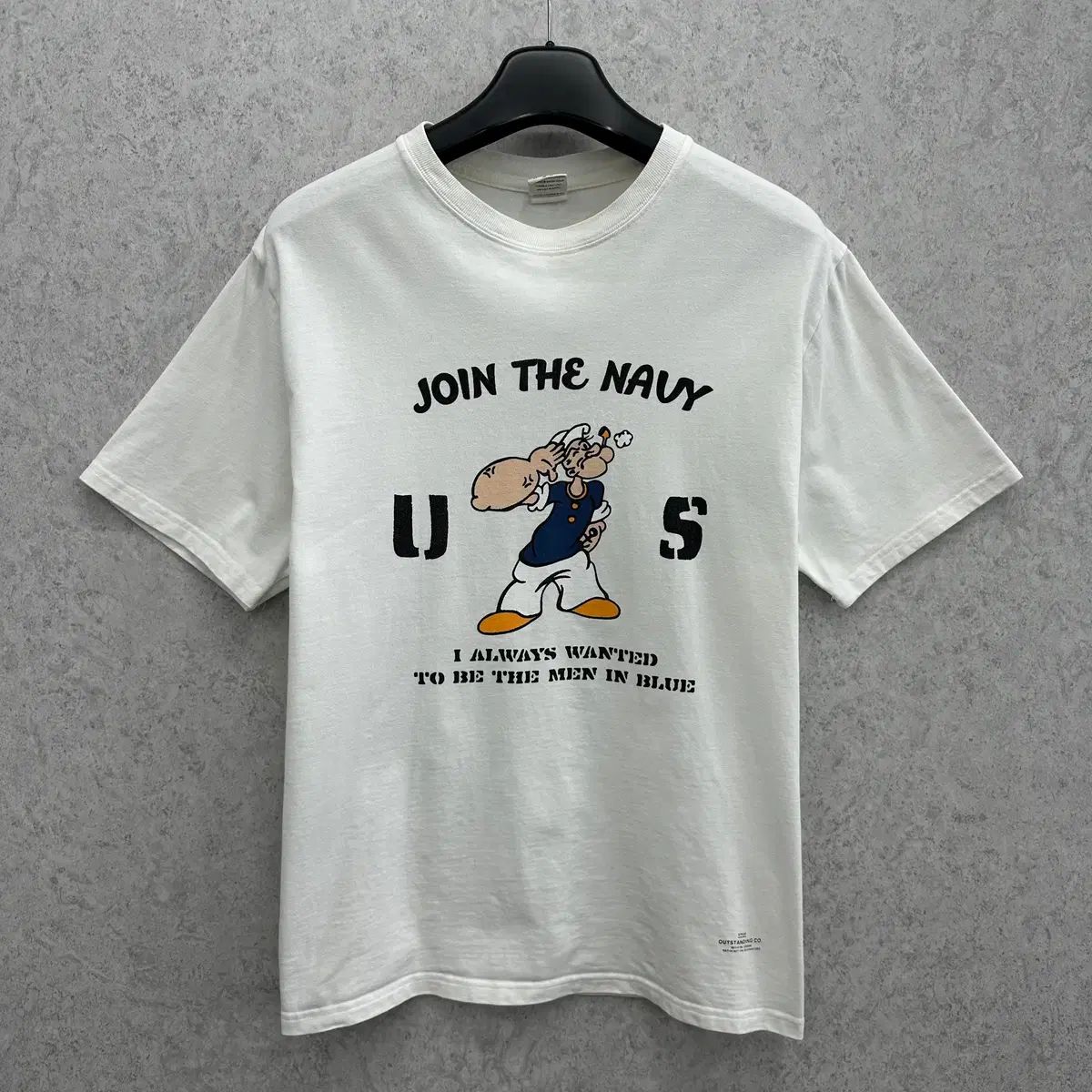 95 OUTSTANDING アウトスタンディング メンズ ルーズフィット ヘビーコットン Tシャツ