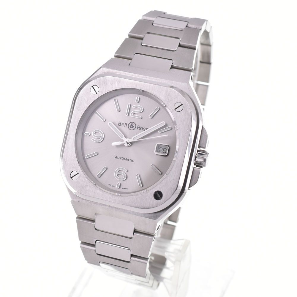 ベル&ロス Bell&Ross BR05A-GR-ST BR05 デイト グレー 自動巻き メンズ 良品 箱・保証書付き 腕時計 G#147282 ベル&ロス Bell&Ross BR05A-GR-ST BR05 デイト グレー 自動巻き メンズ 良品 箱・保証書付き 腕時計 G#147282