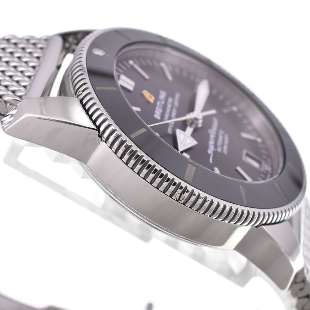 ブライトリング BREITLING AB2010 スーパーオーシャン ヘリテージII ブラック 自動巻き メンズ 良品 箱・保証書付き 腕時計 G#147369