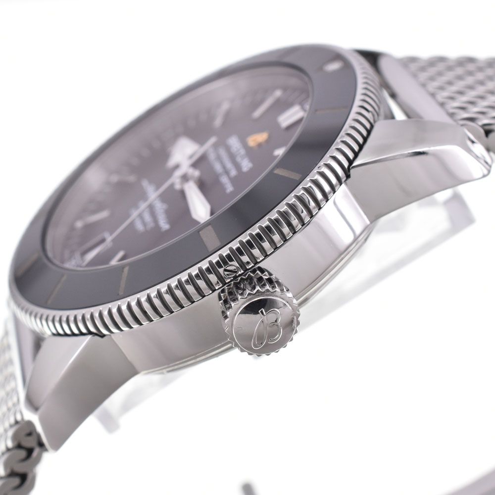 ブライトリング BREITLING AB2010 スーパーオーシャン ヘリテージII ブラック 自動巻き メンズ 良品 箱・保証書付き 腕時計 G#147369