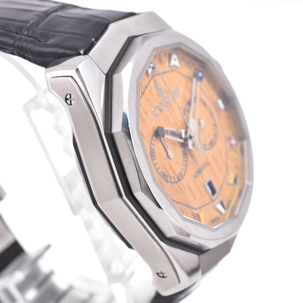 コルム CORUM 116.101.20/F249AW02 アドミラルズカップ ウッド 自動巻き メンズ 美品 箱・保証書付き 腕時計 G#147267 コルム CORUM 116.101.20/F249AW02 アドミラルズカップ ウッド 自動巻き メンズ 美品 箱・保証書付き 腕時計 G#147267