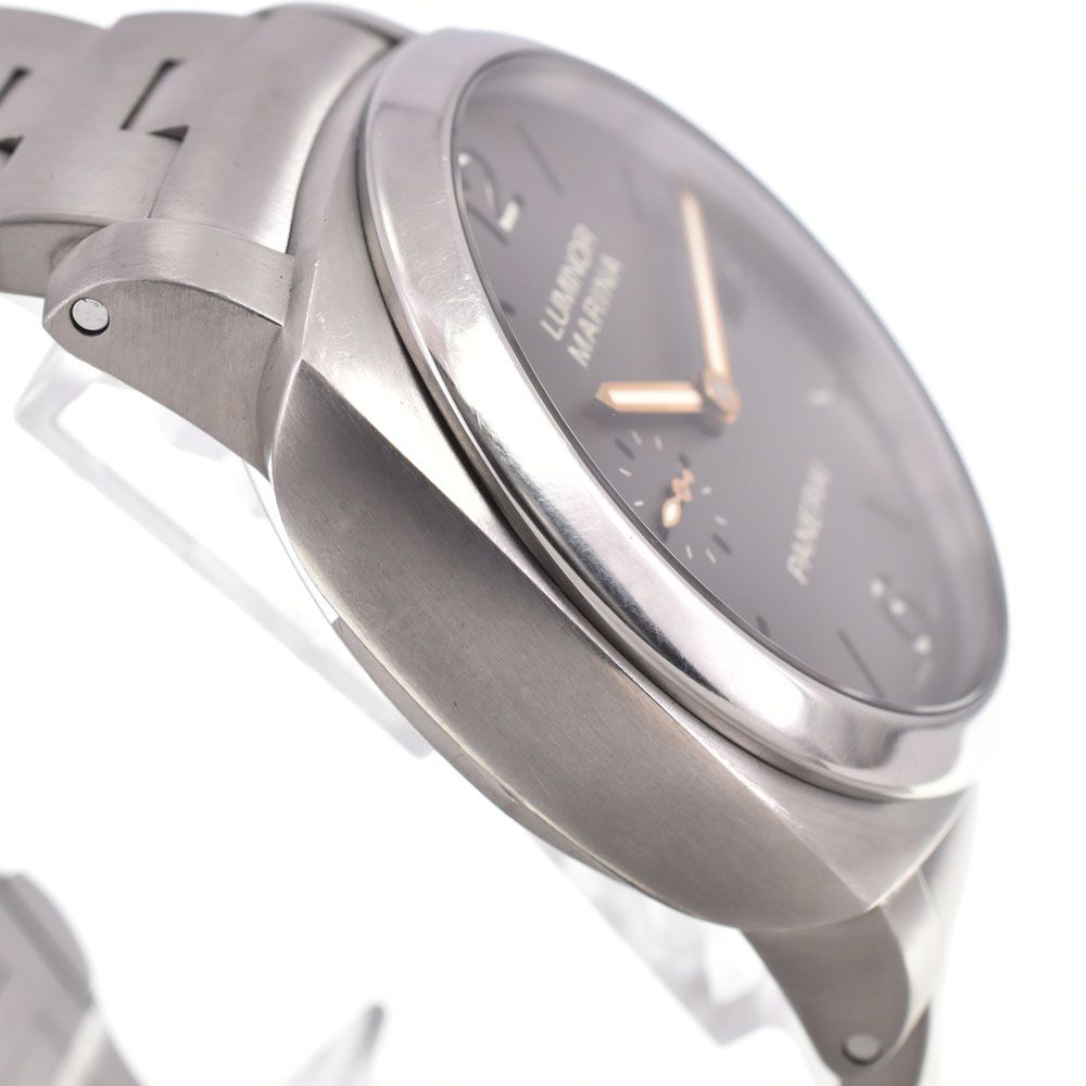 パネライ PANERAI PAM00352 ルミノール マリーナ スモールセコンド ブラウン 自動巻き メンズ 良品 箱・保証書付き 腕時計 G#147366