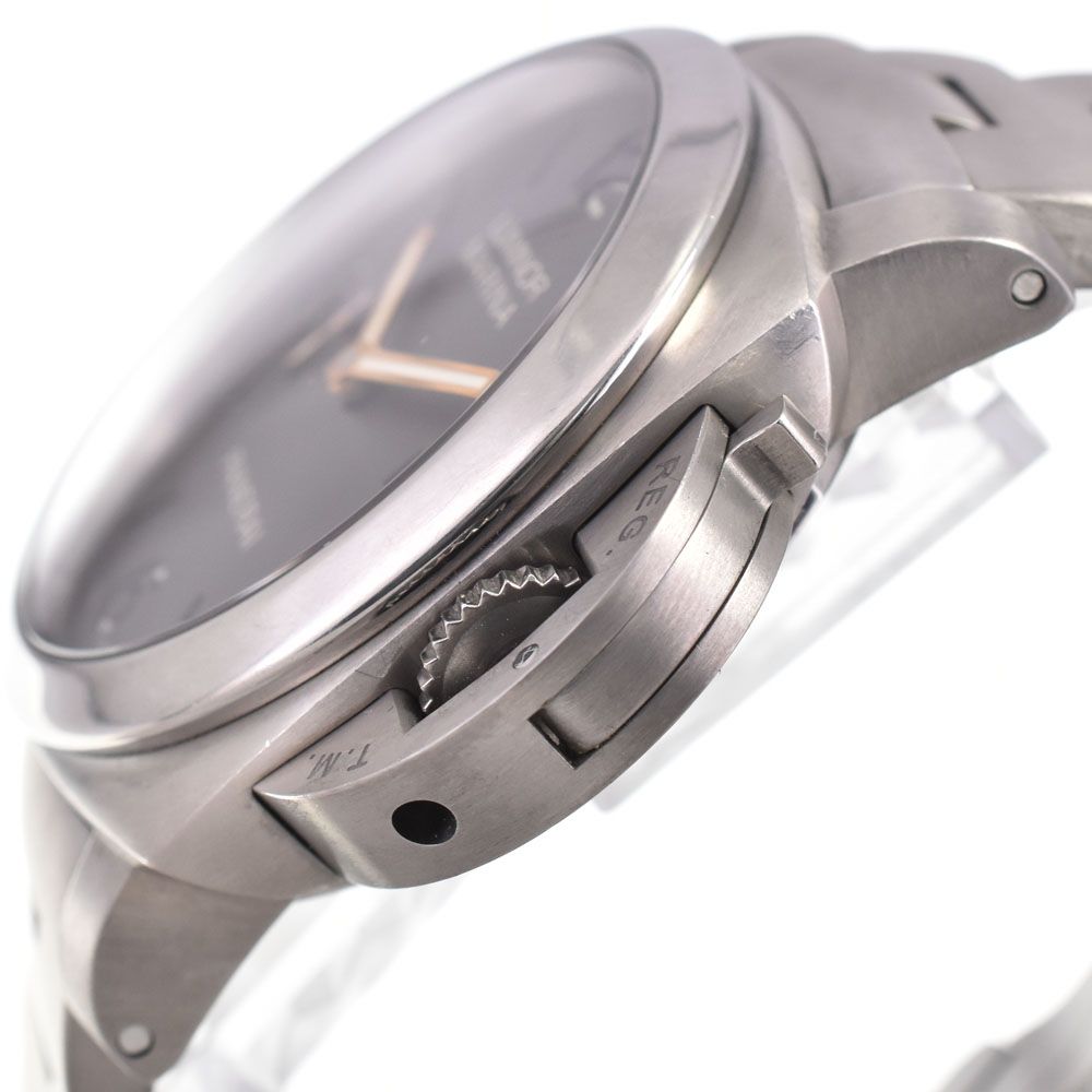 パネライ PANERAI PAM00352 ルミノール マリーナ スモールセコンド ブラウン 自動巻き メンズ 良品 箱・保証書付き 腕時計 G#147366