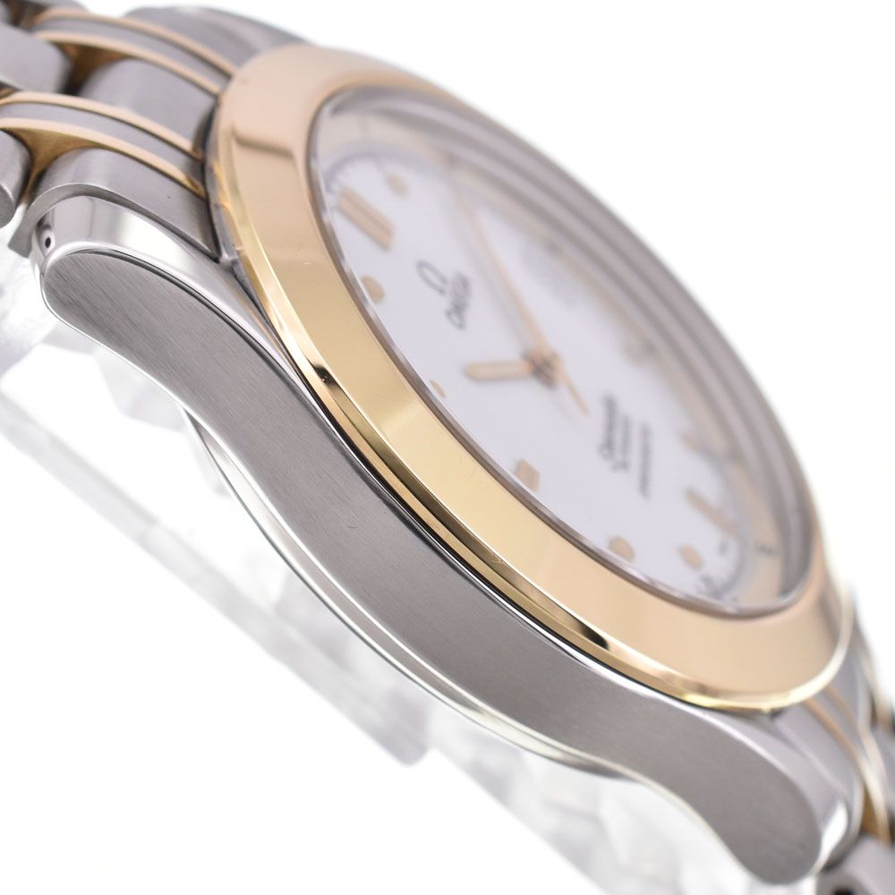 オメガ OMEGA 2301.20 シーマスター SS/K18YG ホワイト 自動巻き メンズ 良品 箱・保証書付き 腕時計 G#147393 オメガ OMEGA 2301.20 シーマスター SS/K18YG ホワイト 自動巻き メンズ 良品 箱・保証書付き 腕時計 G#147393